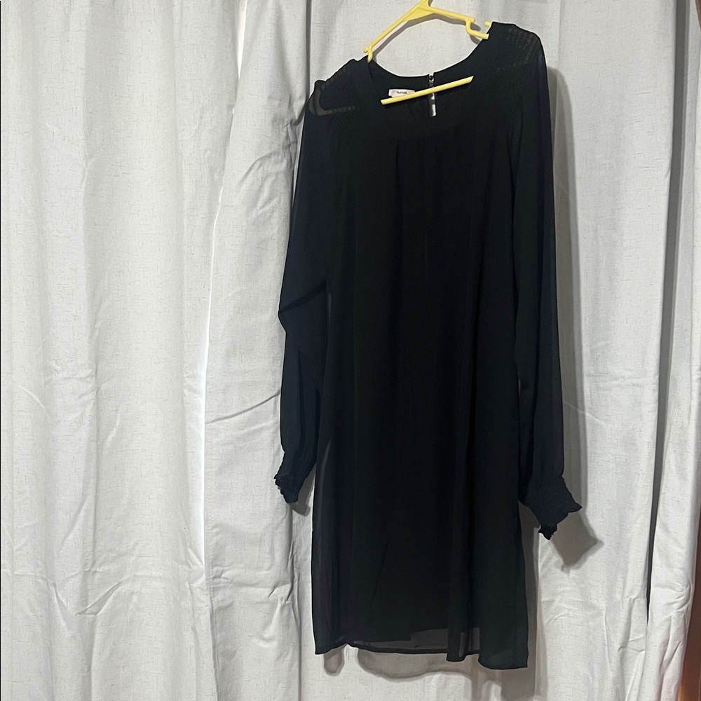 Maurices Black Long Sleeve Dress